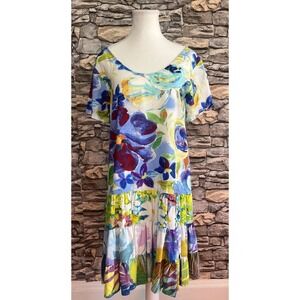 Jams World Moss Moonlight Bliss Made In Hawaii Dress Sz S